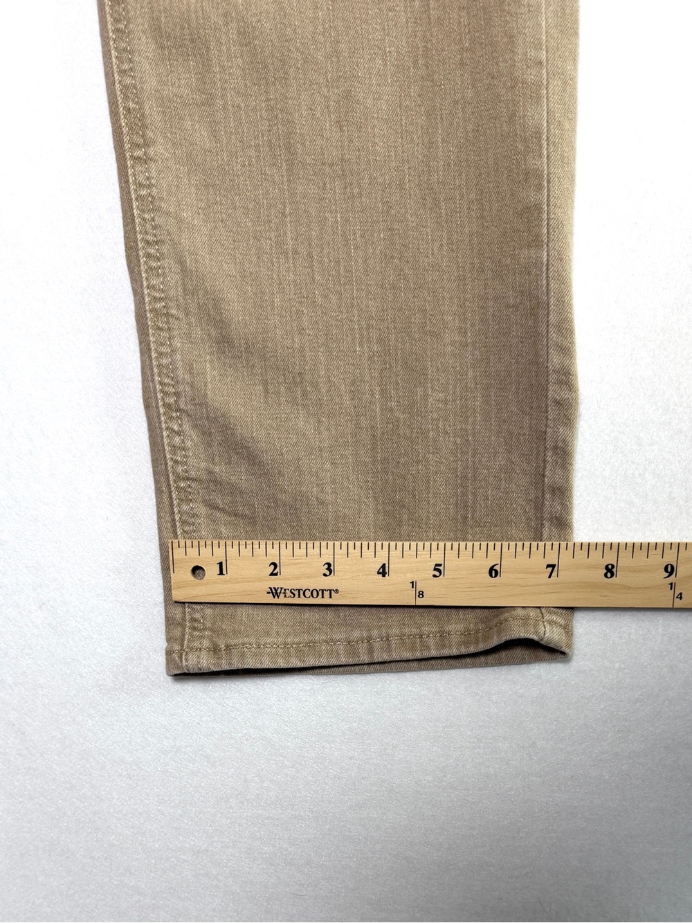 Levi's Men's Denizen 213 Straight Beige/Tan Actual Size 32 X 30 READ DESCRIPTION - Picture 7 of 10